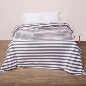 Σεντόνια 2056 Φανελλένια Με Λάστιχο (Σετ 3τμχ) Grey Viopros Single 165x270cm 100% Cotton