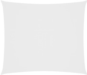 vidaXL Πανί Σκίασης Ορθογώνιο Λευκό 2 x 2,5 μ. από Ύφασμα Oxford