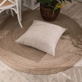 Μαξιλάρι Διακοσμητικό (Με Γέμιση) Savona 02 Beige Teoran 65Χ65 Βαμβάκι-Πολυέστερ