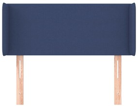 vidaXL Κεφαλάρι με Πτερύγια Μπλε 93x16x78/88 εκ. Υφασμάτινο