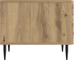 vidaXL Τραπεζάκι σαλονιού Artisan Δρυς 49 x 50 x 40 εκ