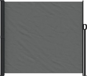 vidaXL Σκίαστρο Πλαϊνό Συρόμενο Ανθρακί 180 x 600 εκ.