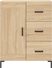 vidaXL Ντουλάπι Sonoma Δρυς 69,5 x 34 x 90 εκ. από Επεξεργασμένο Ξύλο