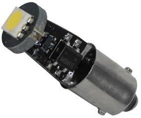 Λαμπτήρας LED Ba9s Can Bus με 1 SMD 5050 Ψυχρό Λευκό GloboStar 22000