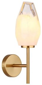 Απλίκα Φωτιστικό Τοίχου E14 Διάφανο Barcley 15787W Globo Lighting-15787W-Διάφανο 15787W