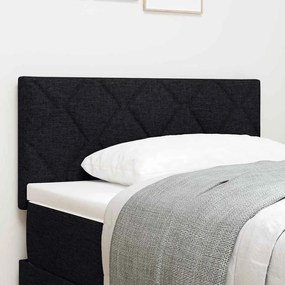 vidaXL LED Προσκέφαλο με Σχέδιο Διαμαντιών Μαύρο 90 εκ Υφάσματος