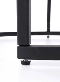 Ora Σετ Τραπεζάκια Σαλονιού Λευκό Μάρμαρο 53x53x45