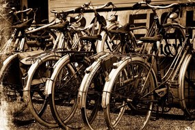 Εικόνα ρετρό ποδήλατα - 60x40
