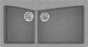 Sanitec Classic 326 (93×51) - Γρανιτένιος νεροχύτης - Granite GREY