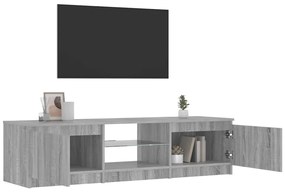 vidaXL Έπιπλο Τηλεόρασης με LED Γκρι Sonoma 140 x 40 x 36 εκ.