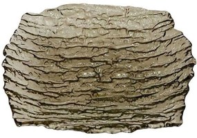 Πιάτο Γλυκού Ramos HOR1097K6 19x17cm Anthracite Espiel Glass