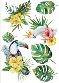 Διακοσμητικά αυτοκόλλητα τοίχου Tropical Birds L