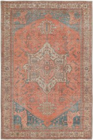Χαλί Plumeria 3639 Terra-Blue Βιοκαρπέτ 120X180cm