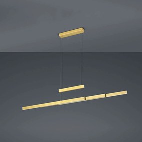 Φωτιστικό Οροφής - Ράγα Led Trajan 375310508 Brass Trio Lighting Metal