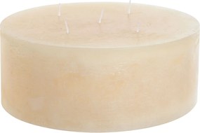 Κερί Home ESPRIT Κρεμ Φυσικό 25 x 25 x 10 cm