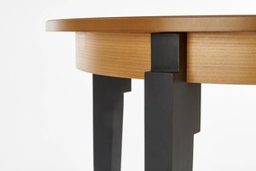 SORBUS table golden oak / graphite DIOMMI V-PL-SORBUS-ST-DĄB_MIODOWY/GRAFITOWY