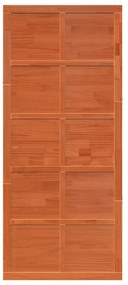 vidaXL Πόρτα αχυρώνα Καφέ κεριού 90 x 210 cm Μασίφ ξύλο πεύκου
