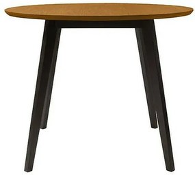 Τραπέζι Boston 375, Sibu χρυσό πεύκο, Μαύρο, 76cm, 18 kg, Φυσικό ξύλο καπλαμά, Ξύλο, Ξύλο: Οξιά | Epipla1.gr