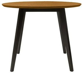 Τραπέζι Boston 375, Μαύρο, Sibu χρυσό πεύκο, 76cm, 18 kg, Φυσικό ξύλο καπλαμά, Ξύλο, Ξύλο: Οξιά | Epipla1.gr