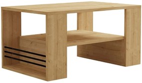 Τραπέζι Σαλονιού Iris 495SSE1319 80x50x40cm Oak
