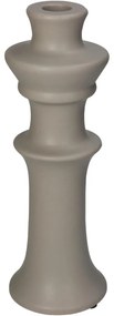 Κηροπήγιο ArteLibre Μπεζ Κεραμικό 8x8x24cm