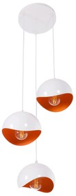 ΦΩΤΙΣΤΙΚΟ ΟΡΟΦΗΣ 3-ΦΩΤΟ HM4166.02 ΜΕΤΑΛΛΙΚΕΣ ΣΦΑΙΡΕΣ ΛΕΥΚΟ-ΠΟΡΤΟΚΑΛΙ Φ20x112Υ