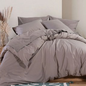 Παπλωματοθήκη Basic-22 Mocca Nef-Nef Queen Size 230x240cm 100% Βαμβάκι