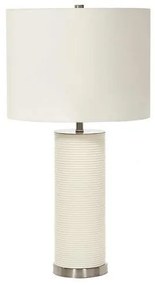 Επιτραπέζιο Φωτιστικό 1xE27 Λευκή Βάση Ripple Elstead Lighting-RIPPLE-TL-WHT-Μαύρο RIPPLE-TL-WHT