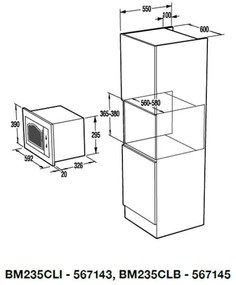 Φούρνος Μικροκυμάτων Classico Gorenje BM235CL-Mpez