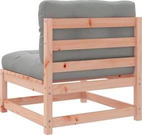 vidaXL Καναπές Κήπου Σετ 3 Τεμ. Μασίφ Ψευδοτσούγκα Ελάτης Μαξιλάρια