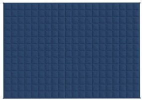 vidaXL Κουβέρτα Βαρύτητας Μπλε 140 x 200 εκ. 6 κ. Υφασμάτινη
