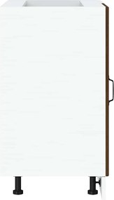 vidaXL Βάση Νιπτήρα "Lyon" Καφέ Δρυς από Τεχνητό Ξύλο