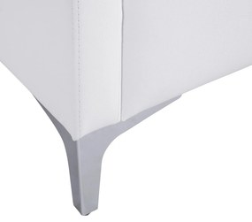 Καναπές Διθέσιος NELLIE με PU Λευκό 113x71x71Υ εκ. 113x71x71 εκ.