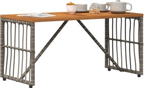 vidaXL Εξωτερικό Τραπέζι Γκρι 80 x 40 x 40 cm