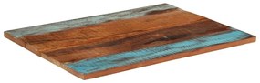 vidaXL Επιφάνεια Τραπεζιού Ορθ. 70x90 εκ 25-27 χιλ Μασίφ Ανακ. Ξύλο