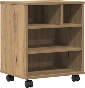 vidaXL Σταντ Εκτυπωτή artisan δρυς 41 x 32 x 48 εκ. Επεξεργασμένο Ξύλο
