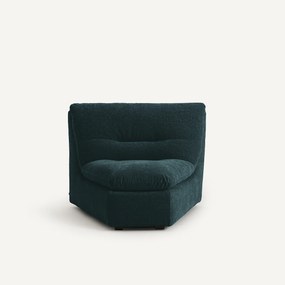 Γωνιακή πολυθρόνα σύνθεσης από βελούδο chenille, Giuliano