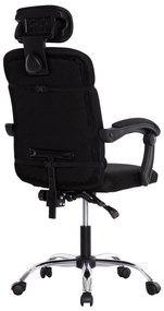 ΚΑΡΕΚΛΑ ΓΡΑΦΕΙΟΥ CRONER  ΜΑΥΡΟ MESH-ΜΕΤΑΛ.ΒΑΣΗ-NYLON ΣΚΕΛΕΤΟΣ 58x50x120Υεκ.