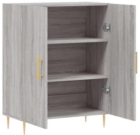 vidaXL Ντουλάπι Γκρι Sonoma 69,5 x 34 x 90 εκ. από Επεξεργασμένο Ξύλο