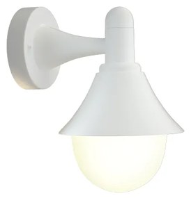 it-Lighting Rabun 1xE27 Outdoor Wall Lamp White D:24.5cmx23.5cm 80202524