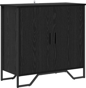 vidaXL Πλαϊνό γραφείο Μαύρη Οξυά 78 x 35 x 74.5 εκ.