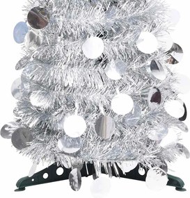vidaXL Τεχνητά χριστουγεννιάτικα δέντρα PET Silver