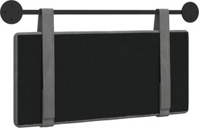 vidaXL Κρεμαστό Κεφαλάρι Σκούρο Γκρι Βελούδο