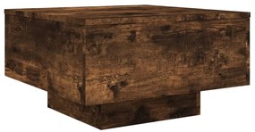 vidaXL Τραπεζάκι Σαλονιού Καπνιστή Δρυς 55x55x31 εκ. Επεξεργασμ. Ξύλο