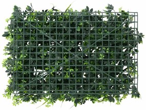vidaXL Φράχτης 6 Τεμ. Πράσινος 40 x 60 εκ. από Τεχνητά Φύλλα