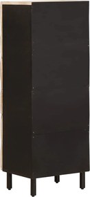 vidaXL Highboard Λευκό Φινίρισμα Καθαρισμού 40 x 33 x 110 εκ