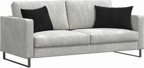 vidaXL Μαξιλάρι Καναπέ 2 τμχ. Βελούδο Μαύρο 60 x 40 cm