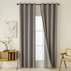 Beauty Home Ύφασμα κουρτίνας με το μέτρο Full Blackout σκίασης Total Art 8446 Φ280 Μπεζ