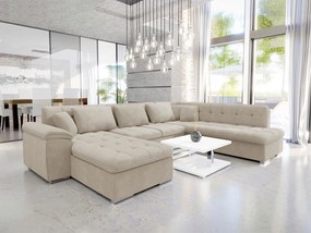 Γωνιακός καναπές Niko-Εκρού-Αριστερή