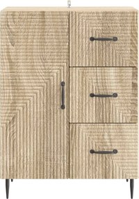 vidaXL Πλαϊνό γραφείο με συρτάρι Sonoma Δρυς 66 x 34,5 x 89,5 εκ